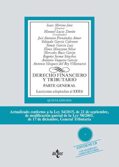 Derecho financiero y tributario. Parte general