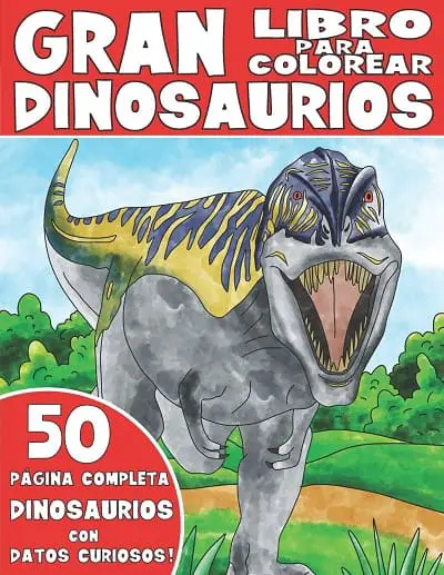 EL GRAN LIBRO PARA COLOREAR DE DINOSAURIOS
