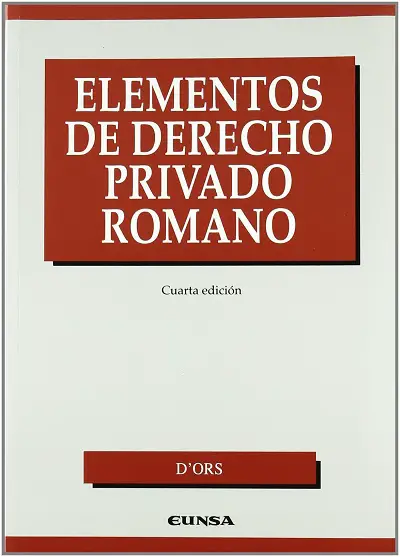 Elementos de derecho privado romano