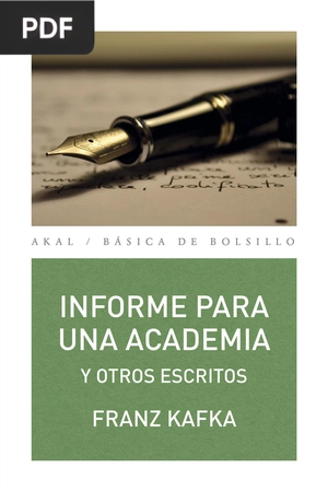 Portada de Informe para una Academia