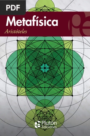 Portada de Metafísica