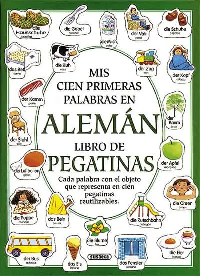 Mis Cien Primeras Palabras En Aleman Libro De Pegatinas