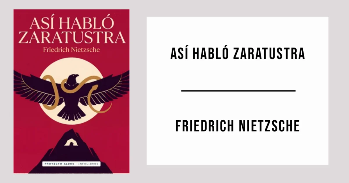 Así habló Zaratustra de Friedrich Nietzsche disponible en PDF gratis.