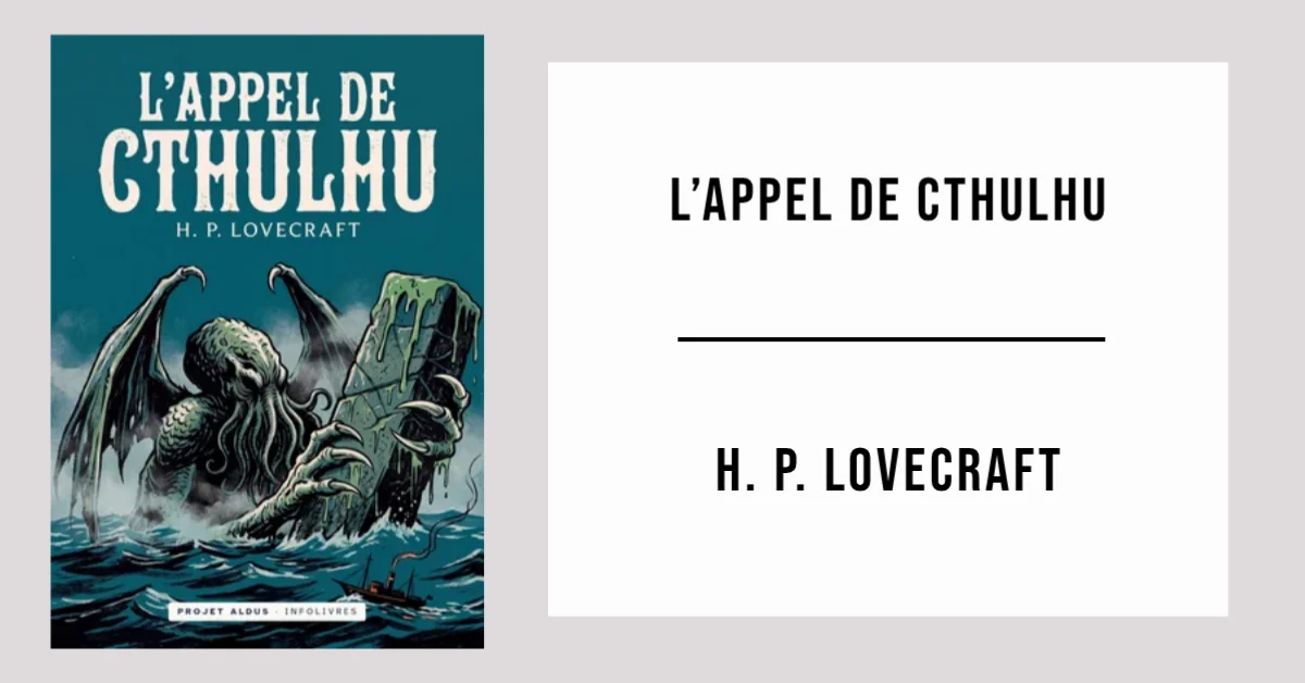 L'Appel de Cthulhu de H. P. Lovecraft disponible en PDF gratuit.