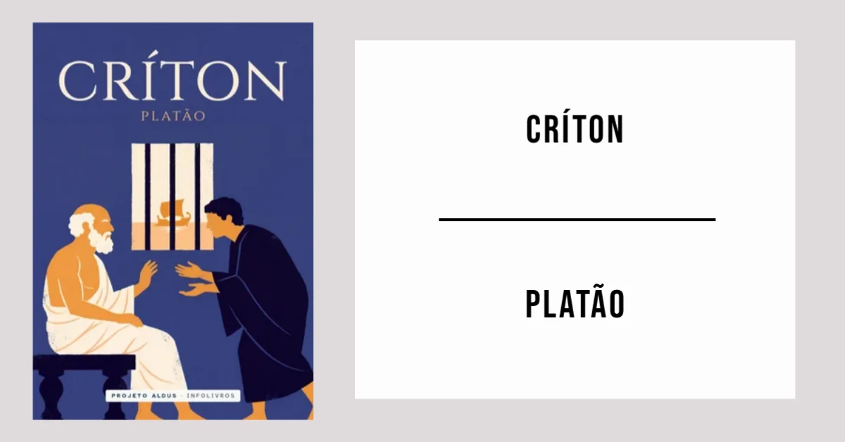 Críton de Platão disponível em PDF grátis.