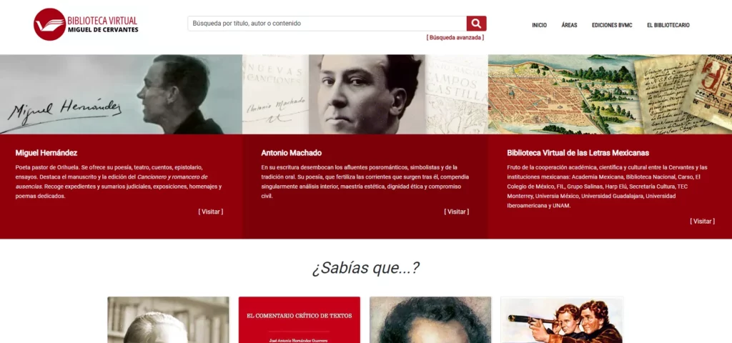Biblioteca Virtual Miguel de Cervantes