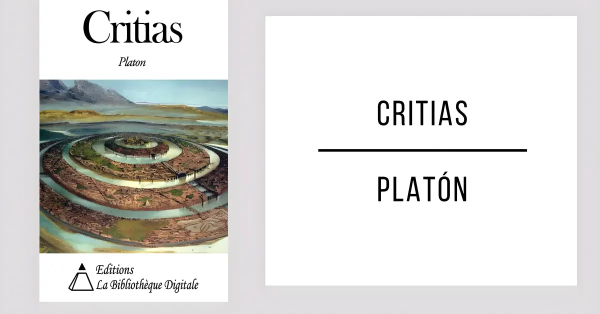 Critias de Platón disponible en PDF gratis.