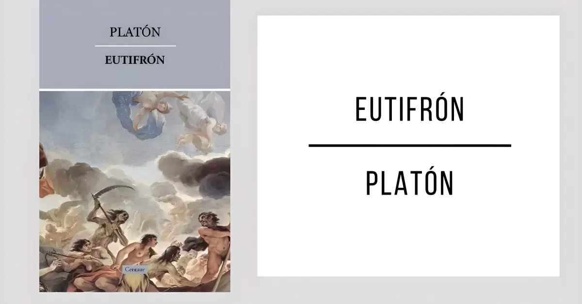 Eutifrón de Platón en formato PDF para leer gratis.