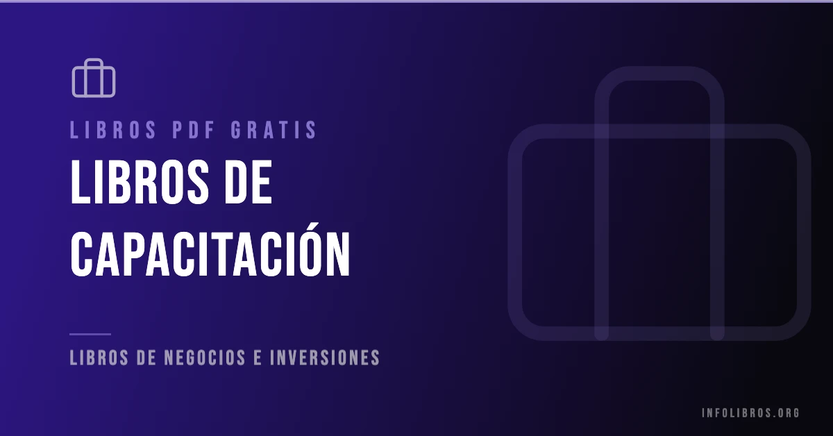Libros de capacitación disponibles gratis en PDF.