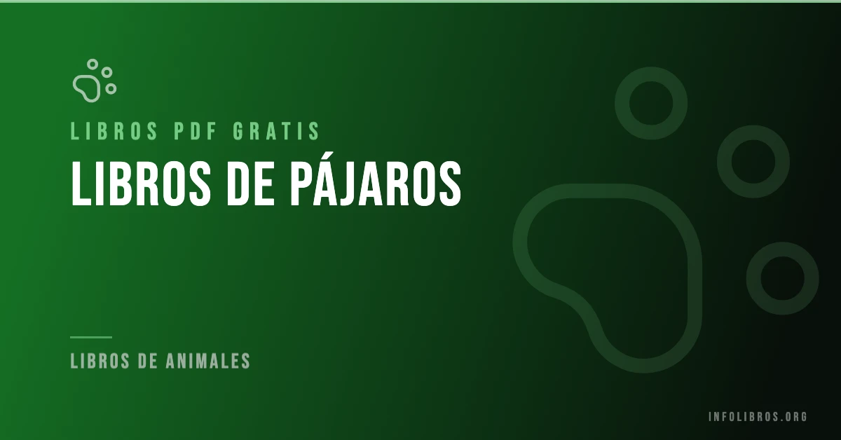 Más de 15 libros de pájaros gratis en formato PDF.