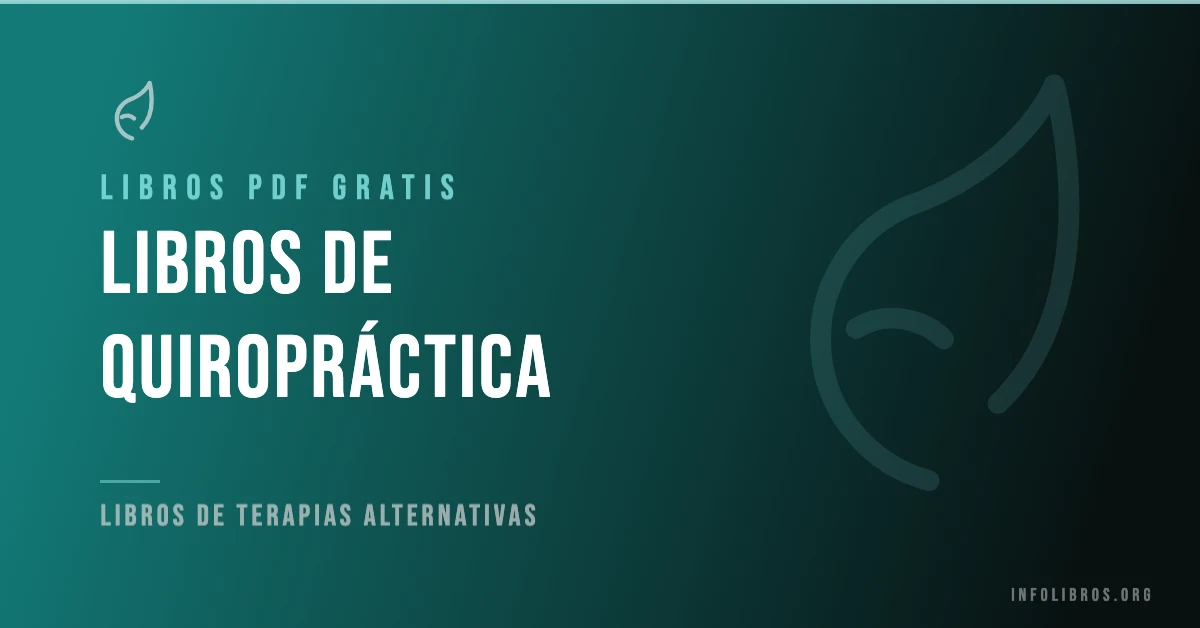 Libros de quiropráctica disponibles gratis en PDF.