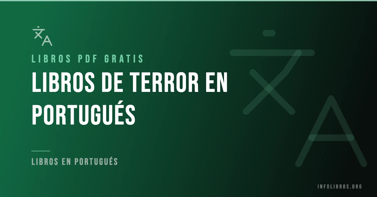 15+ libros de terror en portugués en formato PDF gratis.