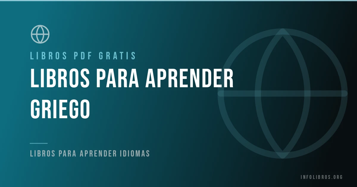 Libros para aprender griego gratis en PDF.