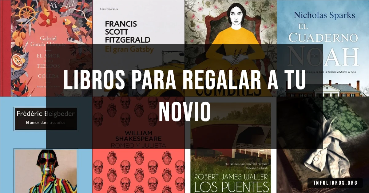 10 libros recomendados para regalar a tu novio.