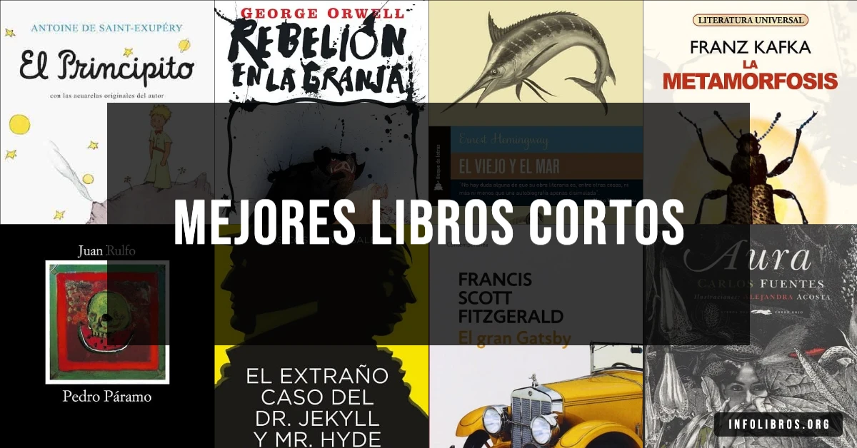20 libros cortos recomendados para leer en poco tiempo.