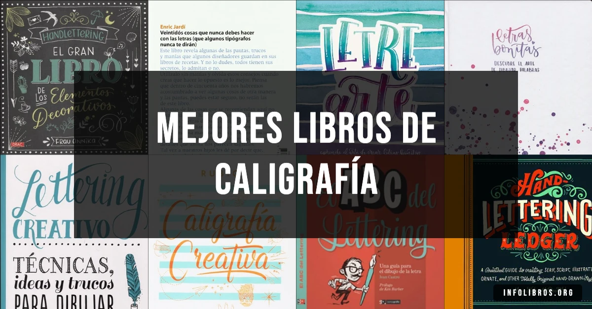 15 libros de caligrafía recomendados para mejorar tu escritura.