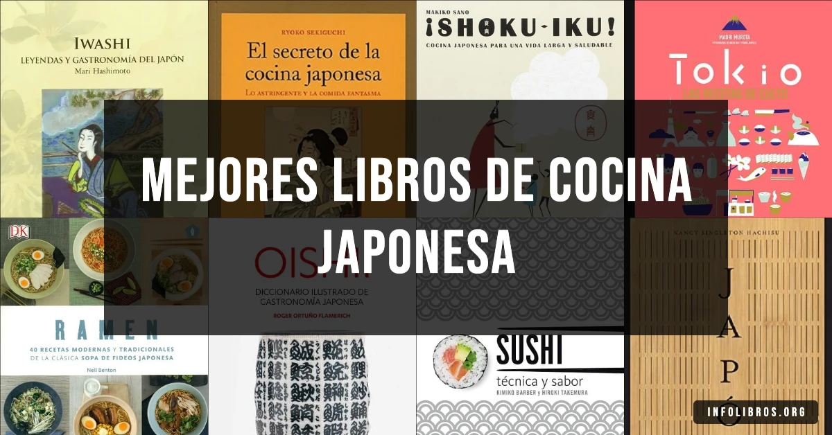 14 libros de cocina japonesa recomendados para explorar su gastronomía.