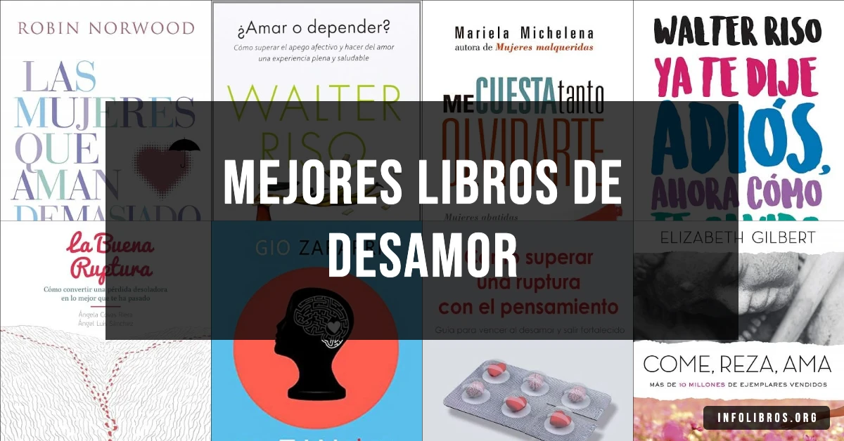 15 libros de desamor recomendados para lectores sensibles.