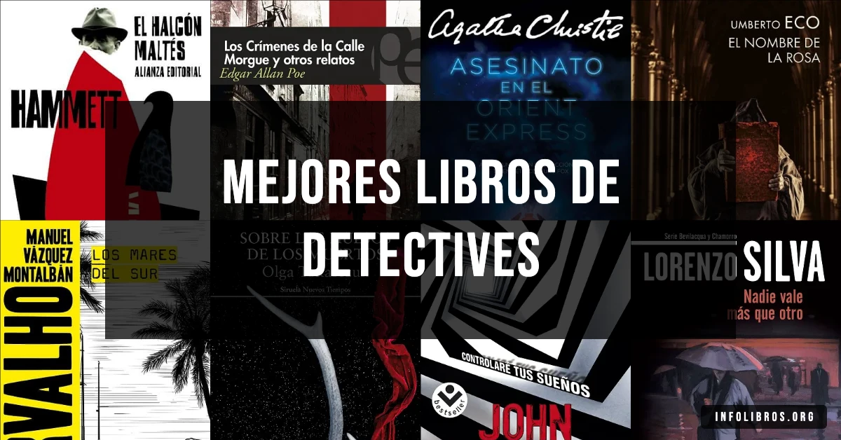 20 libros de detectives recomendados para fanáticos del misterio.