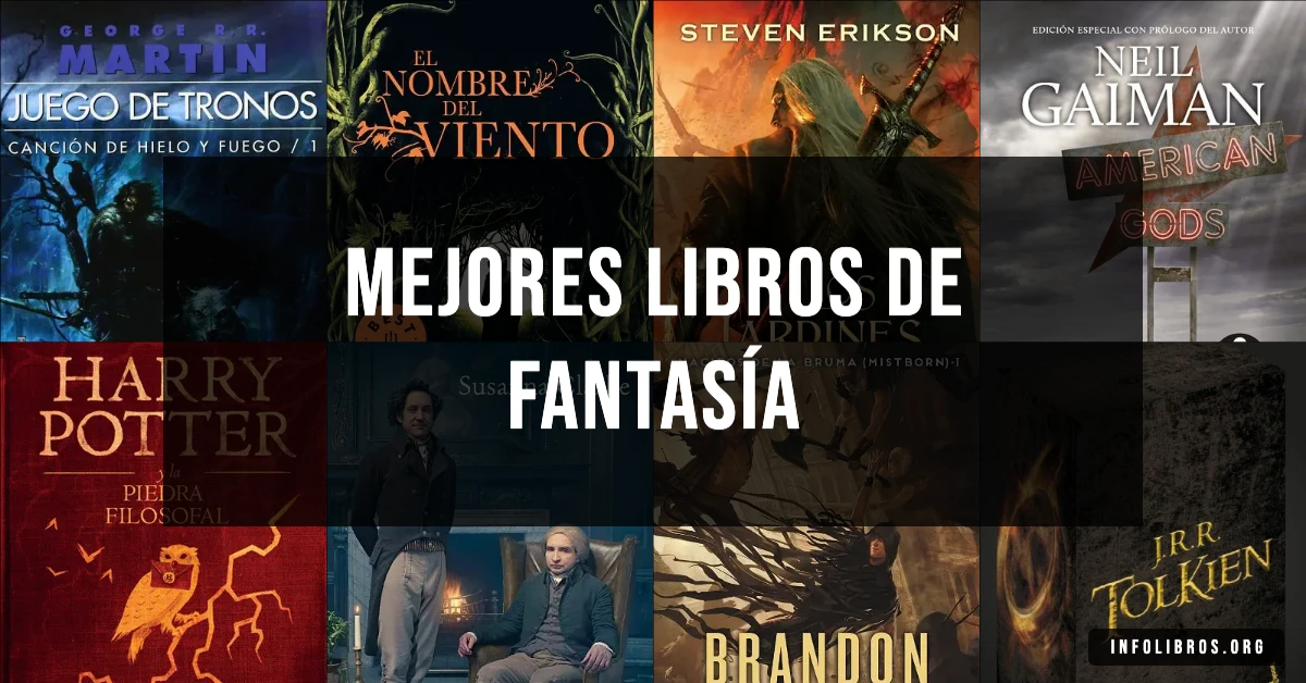 25 libros de fantasía recomendados para amantes del género.