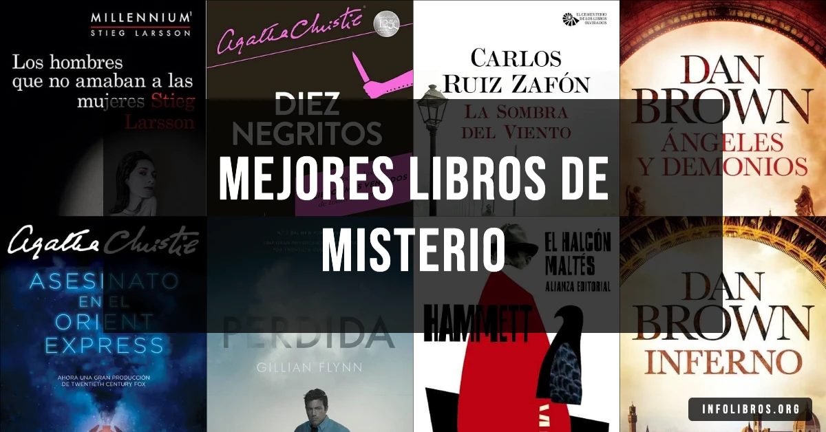 30 libros de misterio recomendados para amantes del enigma.