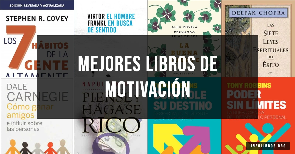15 libros de motivación recomendados para inspirarte cada día.