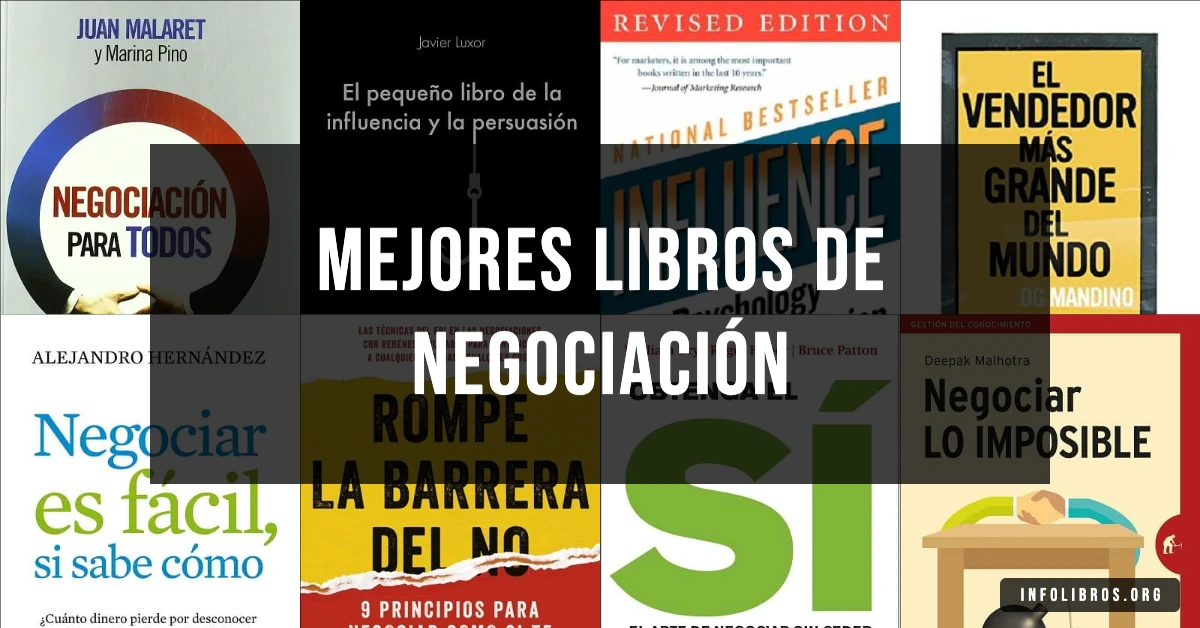 13 libros de negociación recomendados para cerrar mejores acuerdos.