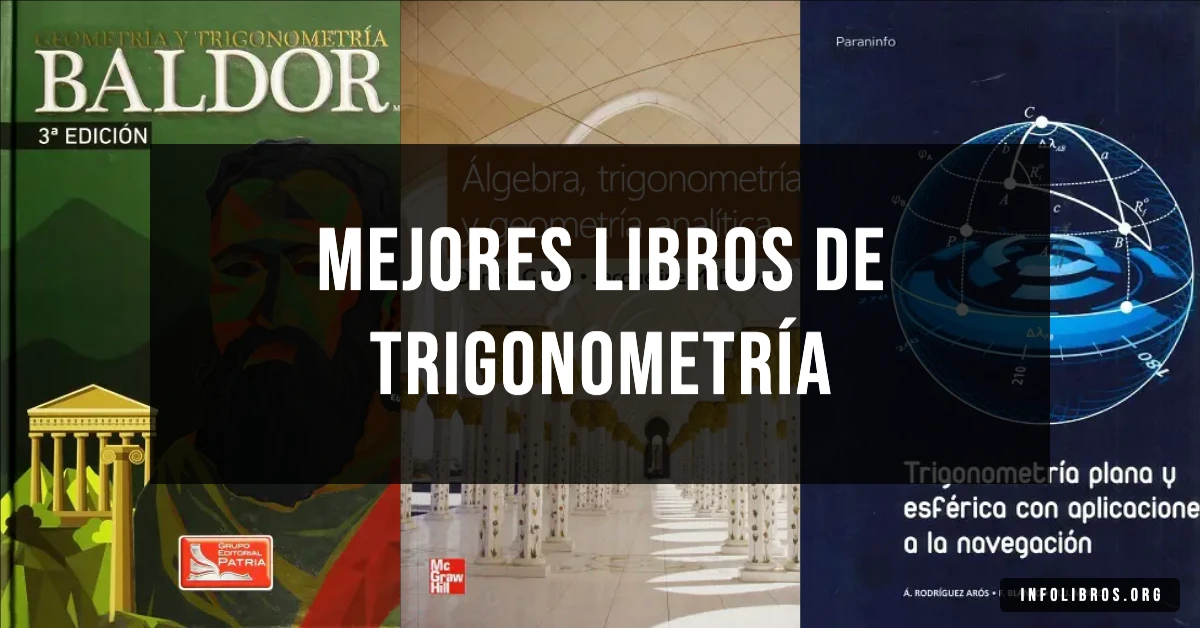 5 libros de trigonometría recomendados para estudiantes de matemáticas.