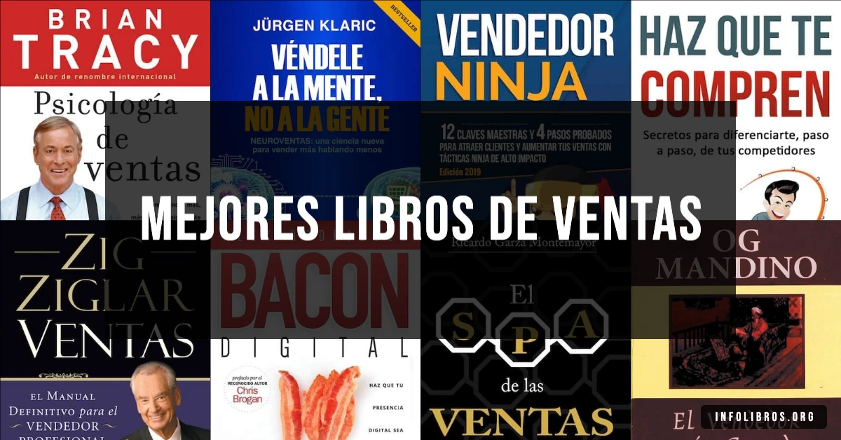 25 libros de ventas recomendados para vender más y mejor.