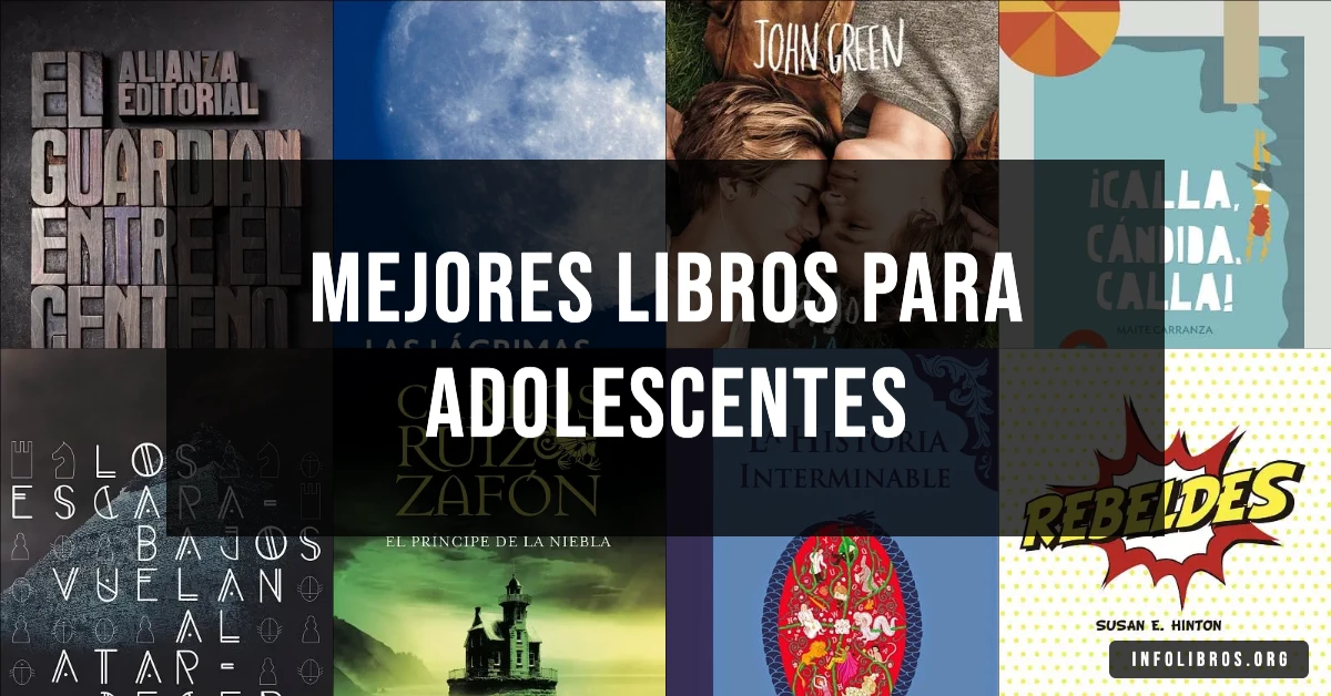 15 libros recomendados para adolescentes.
