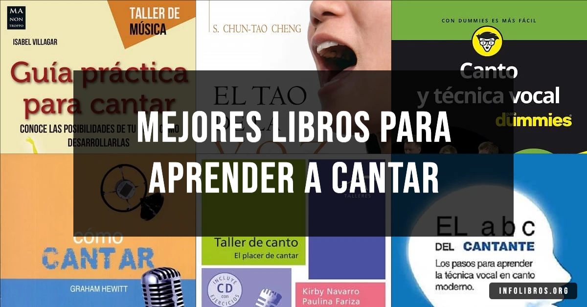 7 libros recomendados para aprender a cantar.