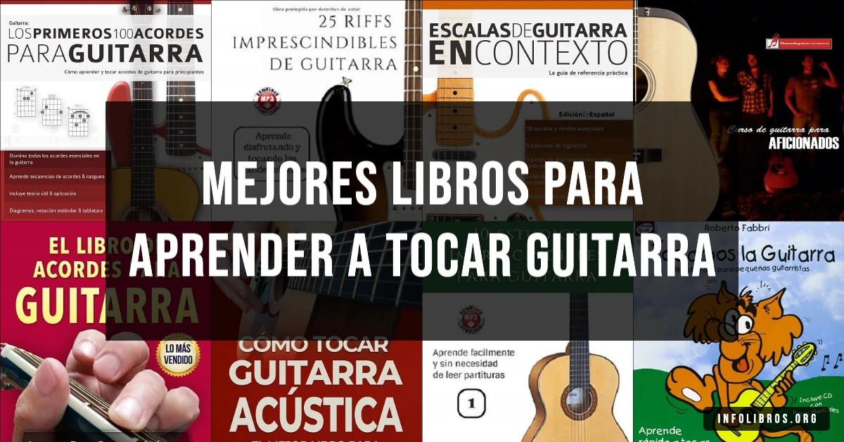 12 libros recomendados para aprender a tocar guitarra.