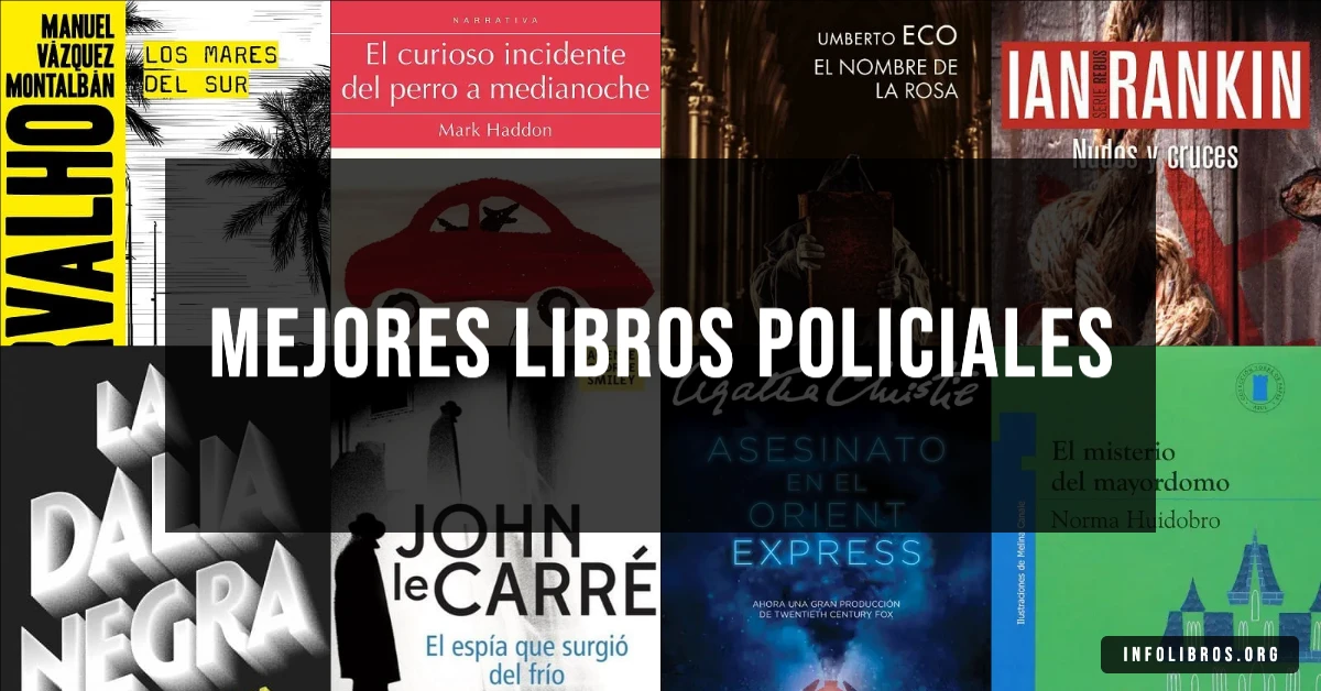 Selección de 10 libros policiales recomendados.