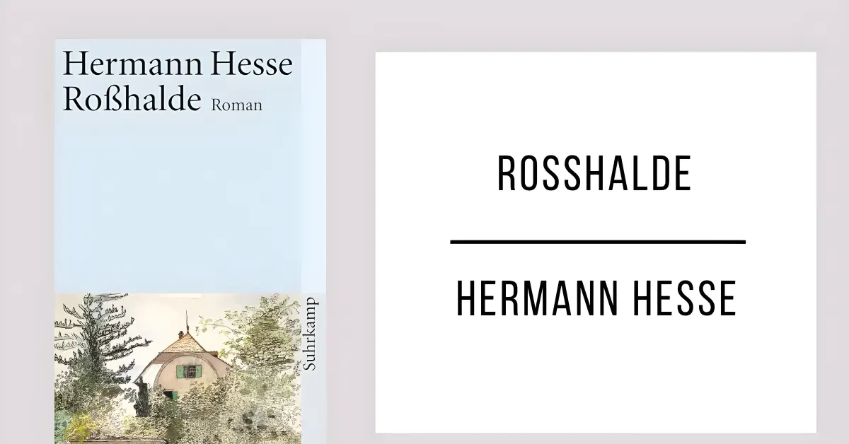 Rosshalde de Hermann Hesse en PDF para leer gratis.