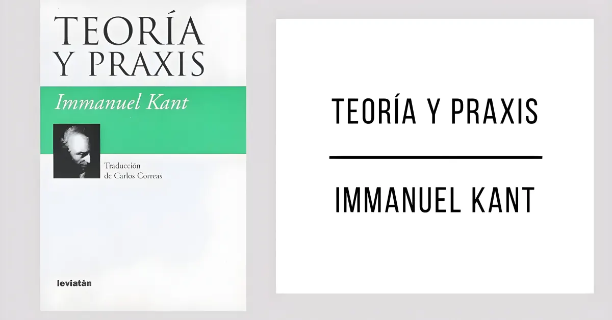 Teoría y Praxis de Immanuel Kant en formato PDF gratuito.