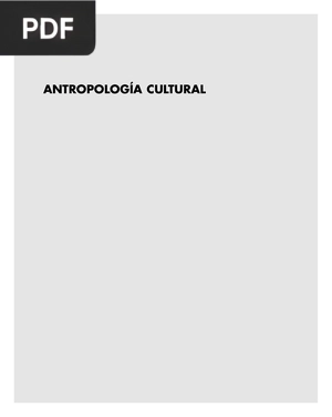 Antropología Cultural