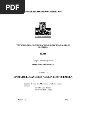 Antropología filosófica