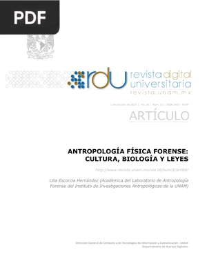 Antropología Física Forense: Cultura, Biología y Leyes