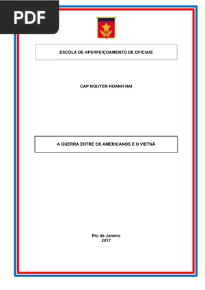 A guerra entre os americanos eo Vietnã (Portugués)