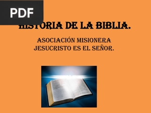 Historia de la Biblia (Presentación)
