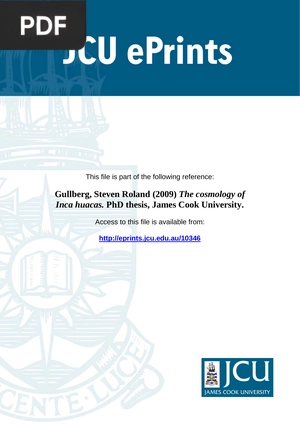 The cosmology of Inca huacas (Inglés)