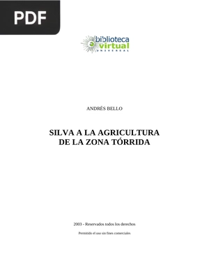 Silva de la agricultura de la zona tórrida