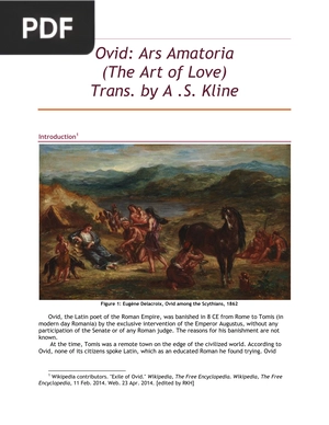 Ars Amatoria (The Art of Love) (Inglés)