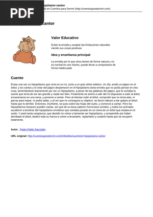 El hipopótamo cantor