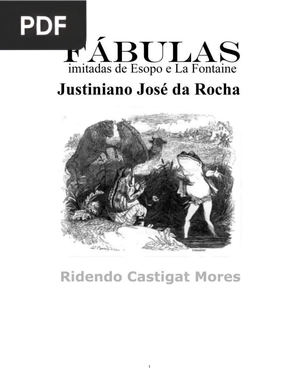Fábulas imitadas de Esopo e La Fontaine (Portugués)