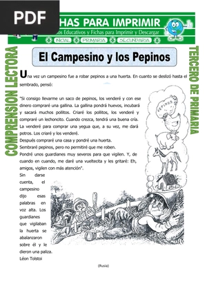 El campesino y los pepinos