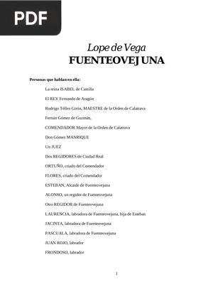 Fuenteovejuna