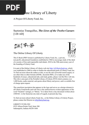 The Lives of the Twelve Caesars (Inglés)