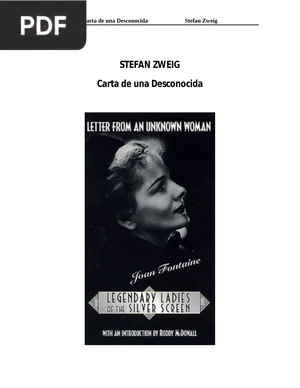 Carta de una Desconocida