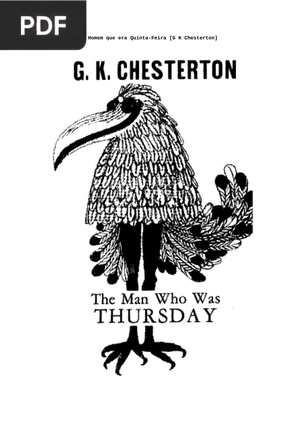 O homem que foi quinta-feira (Portugués)